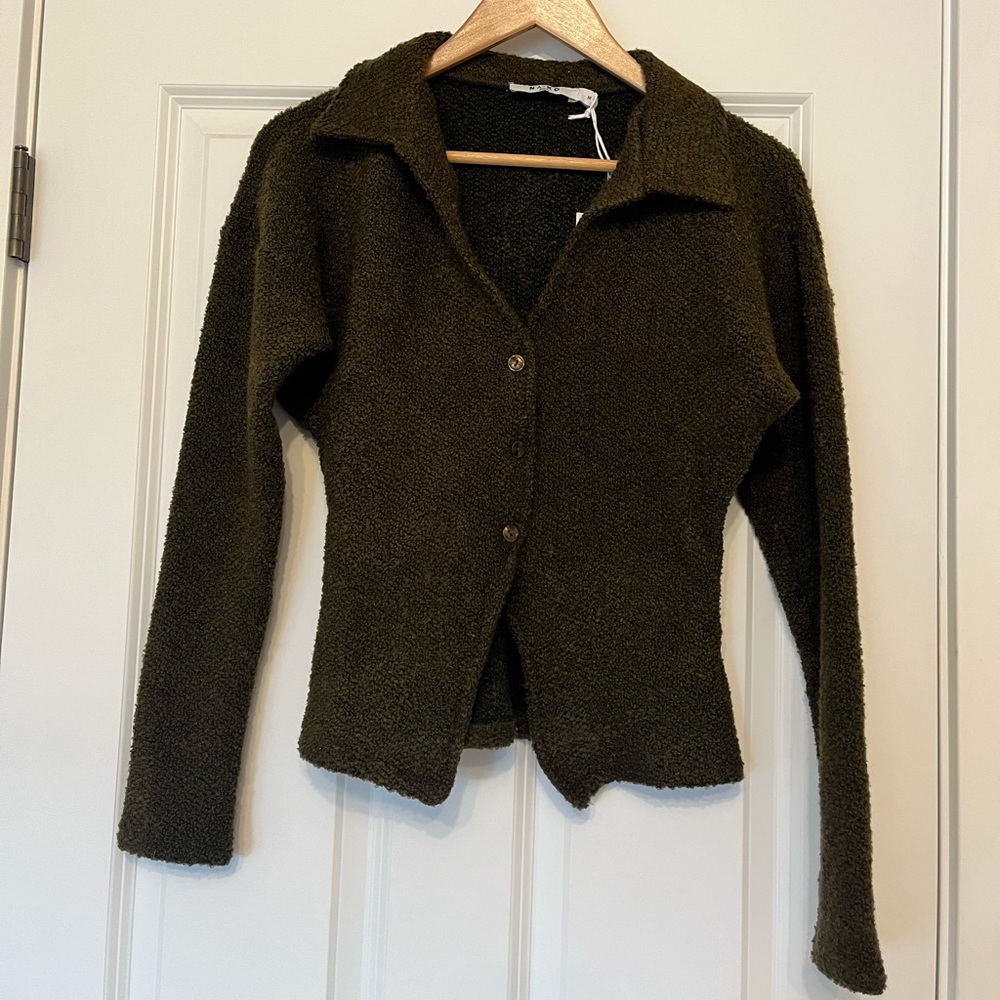 NAKD structured collar sweater